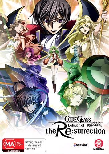 Glen Innes NSW,Code Geass - Lelouch Of The Re;surrection,Movie,Action/Adventure,DVD