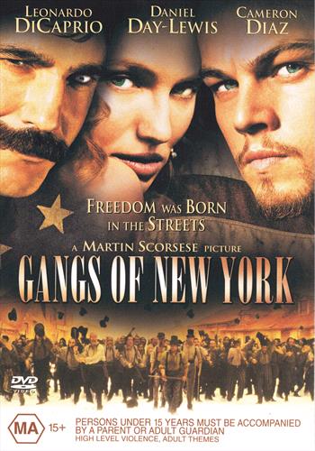 Glen Innes NSW, Gangs Of New York, Movie, Drama, DVD