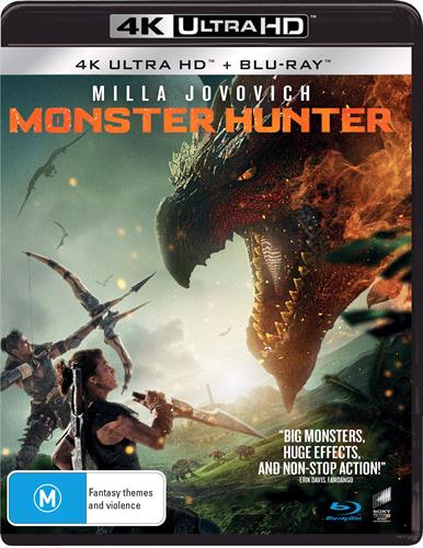 Glen Innes NSW, Monster Hunter, Movie, Action/Adventure, Blu Ray