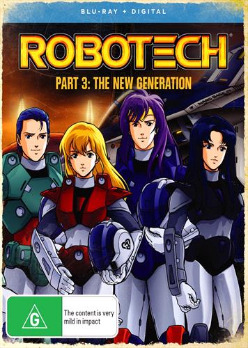 Glen Innes NSW,Robotech - New Generation , The,TV,Action/Adventure,Blu Ray