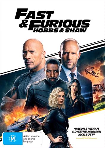 Glen Innes NSW, Fast & Furious - Hobbs & Shaw, Movie, Action/Adventure, DVD