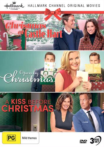 Glen Innes NSW,Hallmark Christmas - Christmas At Castle Hart / Open By Christmas / Kiss Before Christmas, A,Movie,Drama,DVD