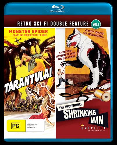 Glen Innes NSW,Tarantula / Incredible Shrinking Man, The,Movie,Horror/Sci-Fi,Blu Ray