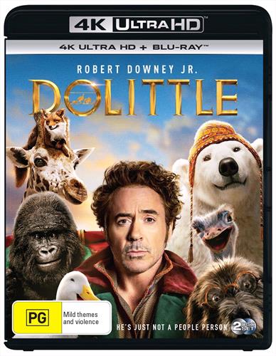 Glen Innes NSW, Dolittle, Movie, Action/Adventure, Blu Ray