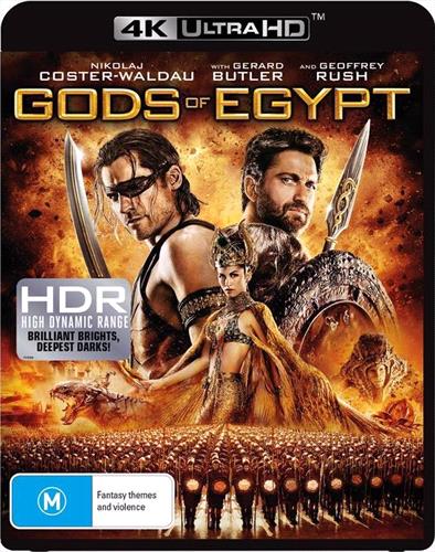 Glen Innes NSW, Gods Of Egypt, Movie, Action/Adventure, Blu Ray