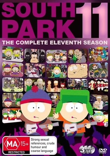 Glen Innes NSW, South Park, TV, Comedy, DVD