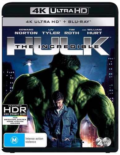 Glen Innes NSW, Incredible Hulk, The, Movie, Action/Adventure, Blu Ray