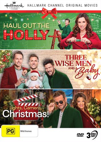 Glen Innes NSW,Hallmark Christmas - Haul Out The Holly / Three Wise Men And A Baby / Lights, Camera, Christmas!,Movie,Drama,DVD