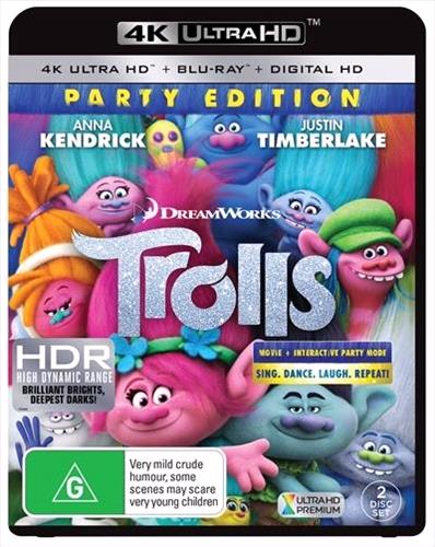 Glen Innes NSW, Trolls, Movie, Children & Family, Blu Ray