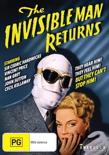 Glen Innes NSW,Invisible Man Returns, The,Movie,Drama,DVD