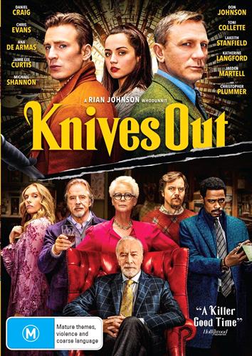 Glen Innes NSW, Knives Out, Movie, Drama, DVD