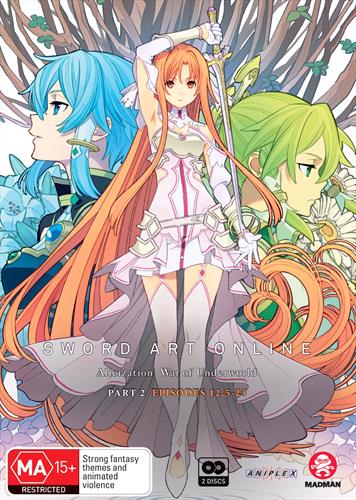 Glen Innes NSW,Sword Art Online Alicization - War Of Underworld,TV,Action/Adventure,DVD