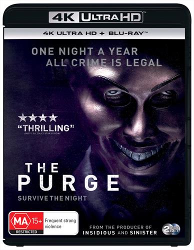 Glen Innes NSW, Purge, The, Movie, Horror/Sci-Fi, Blu Ray