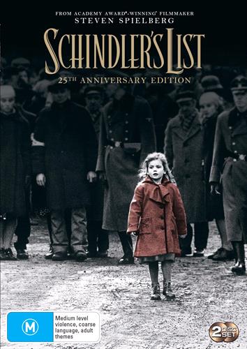 Glen Innes NSW, Schindler's List, Movie, Drama, DVD