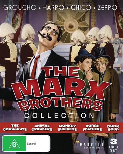 Glen Innes NSW,Marx Brothers Collection, The,Movie,Comedy,Blu Ray