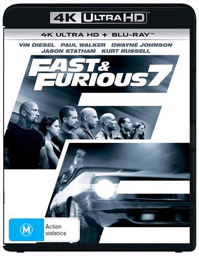 Glen Innes NSW, Fast & Furious 7, Movie, Action/Adventure, Blu Ray