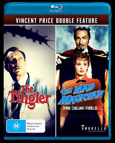 Glen Innes NSW,Mad Magician, The / Tingler, The,Movie,Horror/Sci-Fi,Blu Ray