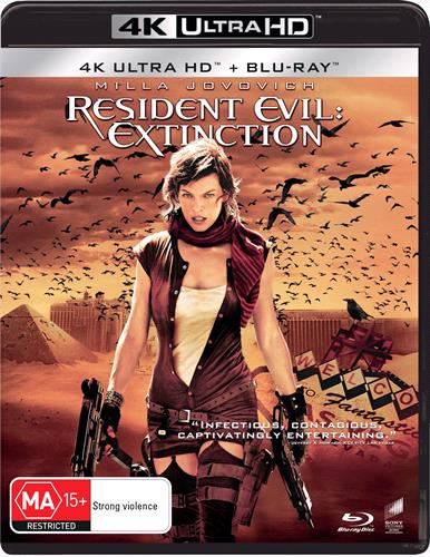 Glen Innes NSW, Resident Evil - Extinction, Movie, Horror/Sci-Fi, Blu Ray