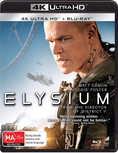 Glen Innes NSW, Elysium, Movie, Action/Adventure, Blu Ray