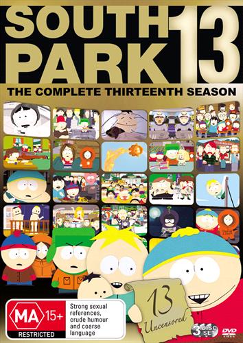 Glen Innes NSW, South Park, TV, Comedy, DVD