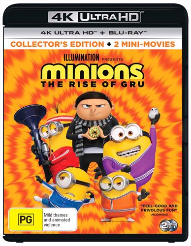 Glen Innes NSW, Minions - Rise Of Gru, The, Movie, Children & Family, Blu Ray