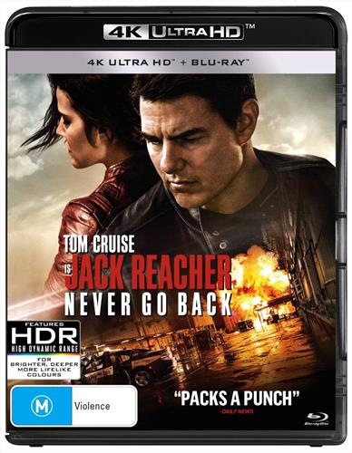 Glen Innes NSW, Jack Reacher - Never Go Back, Movie, Drama, Blu Ray