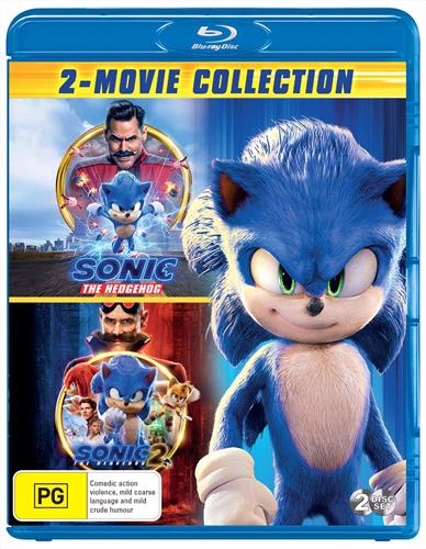 Glen Innes NSW, Sonic The Hedgehog / Sonic The Hedgehog 2, Movie, Children & Family, Blu Ray