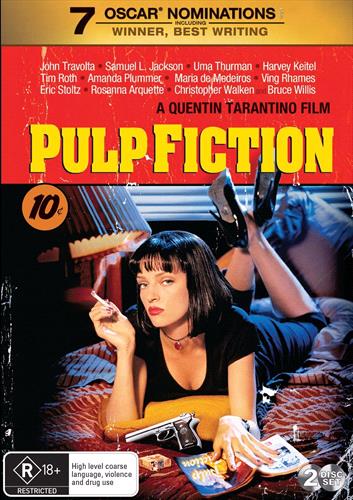 Glen Innes NSW, Pulp Fiction, Movie, Thriller, DVD