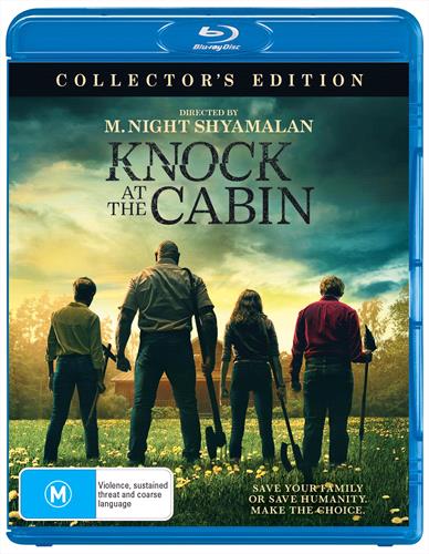 Glen Innes NSW, Knock At The Cabin, Movie, Horror/Sci-Fi, Blu Ray