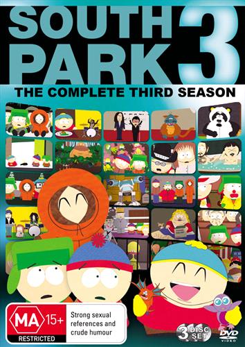 Glen Innes NSW, South Park, TV, Comedy, DVD