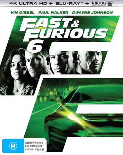 Glen Innes NSW, Fast & Furious 6, Movie, Action/Adventure, Blu Ray