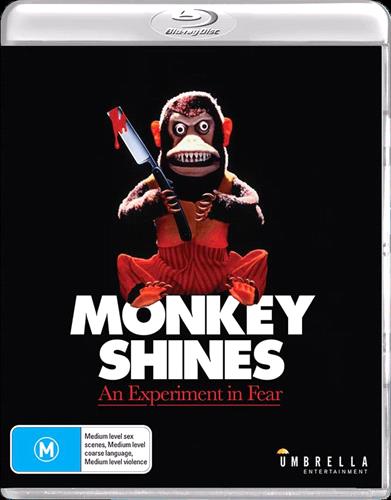 Glen Innes NSW, Monkey Shines - An Experiment In Fear, Movie, Horror/Sci-Fi, Blu Ray