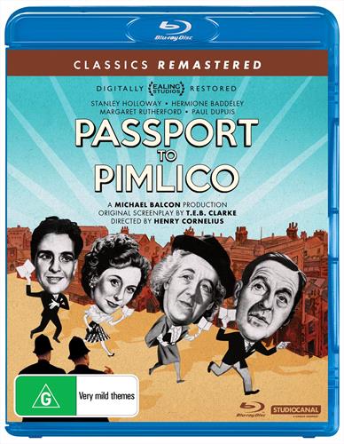 Glen Innes NSW, Passport To Pimlico, Movie, Comedy, Blu Ray