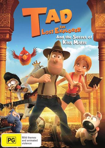 Glen Innes NSW, Tad The Lost Explorer And The Secret Of King Midas, Movie, Children & Family, DVD