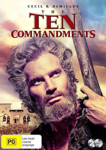 Glen Innes NSW, Ten Commandments, The, Movie, Drama, DVD