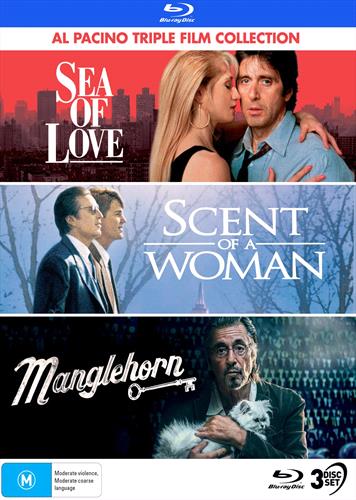 Glen Innes NSW, Sea Of Love / Scent Of A Woman / Manglehorn, Movie, Drama, Blu Ray