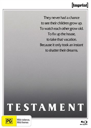 Glen Innes NSW,Testament,Movie,Drama,Blu Ray