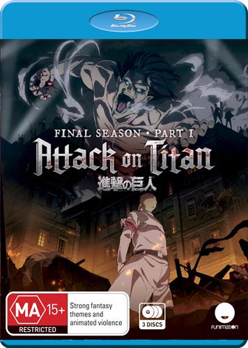 Glen Innes NSW,Attack On Titan,TV,Action/Adventure,Blu Ray