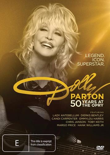 Glen Innes NSW,Dolly Parton - 50 Years At The Opry,Movie,Special Interest,DVD