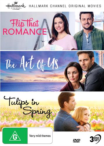 Glen Innes NSW,Hallmark - Flip That Romance / Art Of Us, The / Tulips In Spring,Movie,Drama,DVD