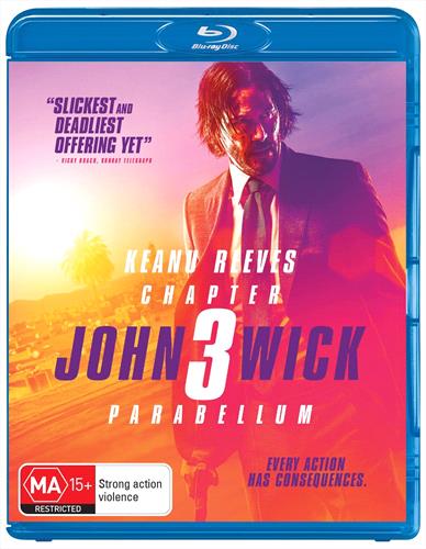 Glen Innes NSW, John Wick - Chapter 3 - Parabellum, Movie, Action/Adventure, Blu Ray