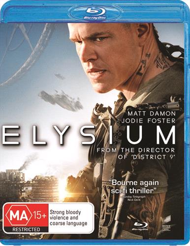 Glen Innes NSW, Elysium, Movie, Action/Adventure, Blu Ray