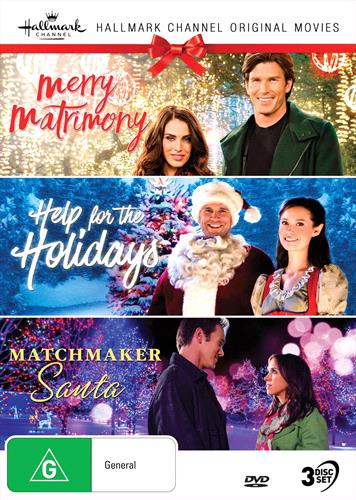 Glen Innes NSW,Hallmark Christmas - Merry Matrimony / Help For The Holidays / Matchmaker Santa,Movie,Drama,DVD