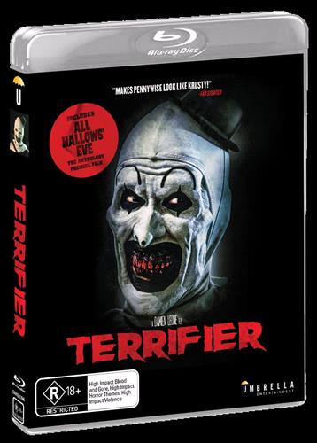 Glen Innes NSW,Terrifier,Movie,Horror/Sci-Fi,Blu Ray