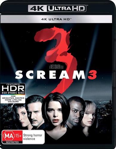 Glen Innes NSW, Scream 3, Movie, Thriller, Blu Ray