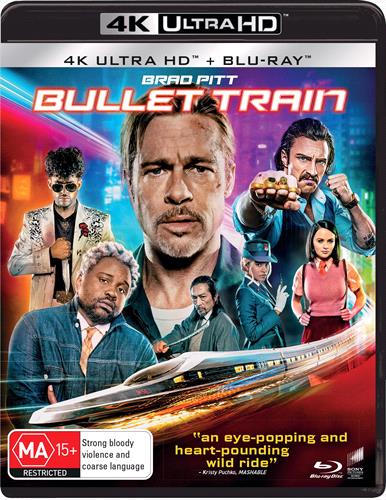 Glen Innes NSW, Bullet Train, Movie, Action/Adventure, Blu Ray