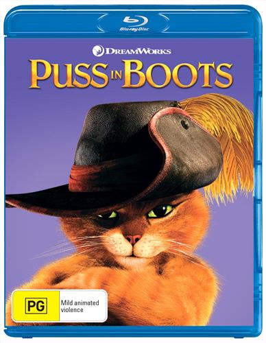 Glen Innes NSW, Puss In Boots, Movie, Action/Adventure, Blu Ray