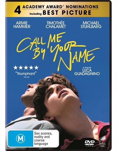 Glen Innes NSW, Call Me By Your Name, Movie, Drama, DVD