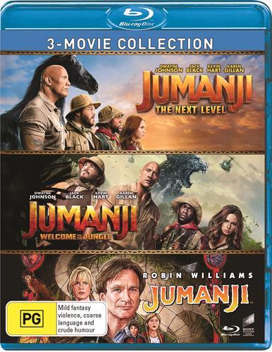 Glen Innes NSW, Jumanji / Jumanji - Welcome To The Jungle / Jumanji - Next Level, The, Movie, Action/Adventure, Blu Ray