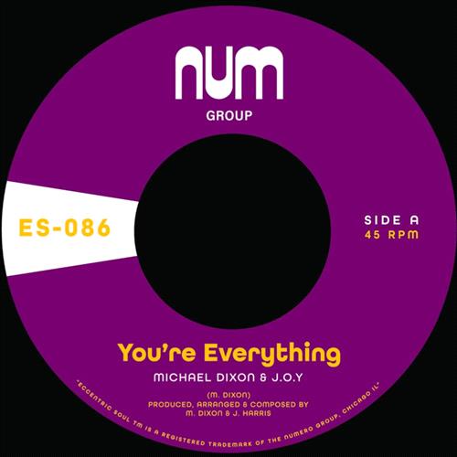 Glen Innes, NSW, You're Everything B/W You're All I Need , Music, Vinyl 7", Rocket Group, Aug23, Numero Group, Michael A. Dixon & J.O.Y., Soul